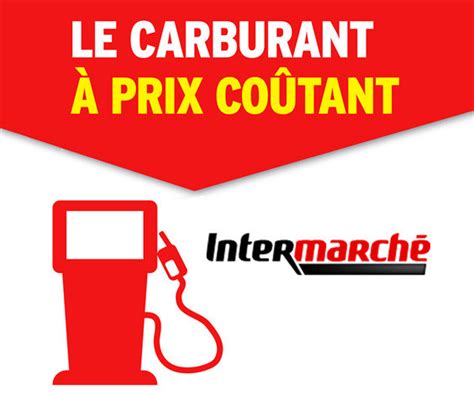 prix carburant intermarché ce jour.